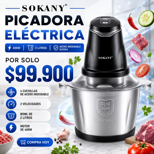 ¡Pica todo en segundos! PICADOR ELECTRICO